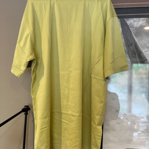 Mens XLT Big & Tall Designer Luxury Castagne Polo Golf Shirt Apple Green - Picture 5 of 8